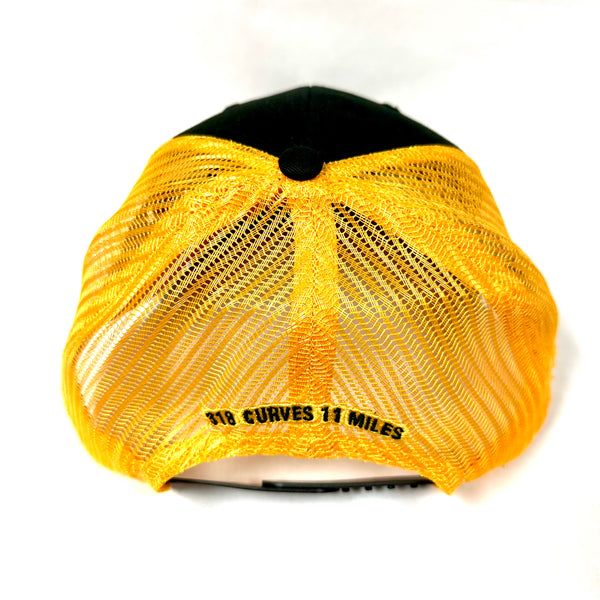 Black / Yellow Mesh hat